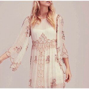 Free People LIMITED EDITION Hand Beaded Dress Size Small – 1 of 150 | Rare Boho